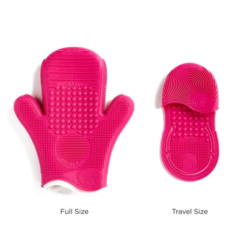 Vista 3 de Sigma 2X Sigma Spa ™ - Guantes de limpieza con cepillo - Rosa