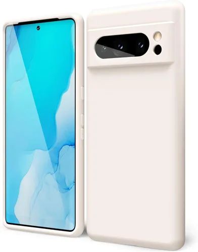 Vista 210 de oakxco para Google Pixel 6A Funda de teléfono de silicona líquida, diseño estético lindo y delgado para mujer y niña, cubierta de gel suave, lisa