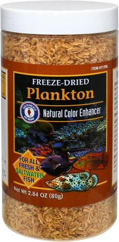 Vista 6 de San Francisco Bay Brand Alimento de plancton liofilizado para peces – Potenciador de color natural para todos los peces de agua dulce y salada