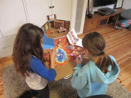 Vista 5 de Juego interactivo de manualidades con aplicación – Aventura de caballeros de la naturaleza para niños y niñas, juegos para niños fáciles de jugar