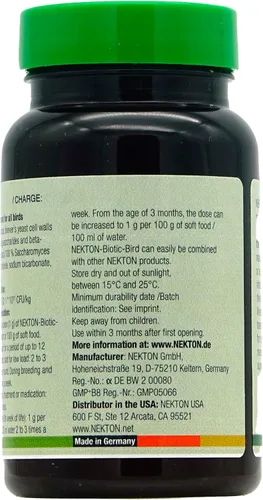 Vista 3 de Nekton -Biotic-Bird Probiótico para pájaros 1.76 oz, (1.76 oz)