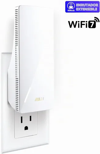 Vista 9 de ASUS RP-BE58 BE3600 Extensor de rango WiFi 7 de doble banda (802.11be), extensor AiMesh para WiFi de malla sin costuras; funciona con cualquier
