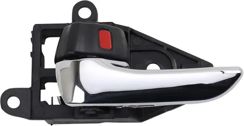 Vista 114 de TRQ Manija Interior de Puerta del Lado del Pasajero Negra Compatible con Ford Bronco 1987-1996 F-150 1987-1997 F-250 1997 F-250 HD F-350