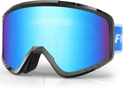 Vista 7 de findway - Gafas de esquí para niños, OTG, antiempañantes, para usar sobre lentes, gafas de nieve y snowboard para niños y niñas