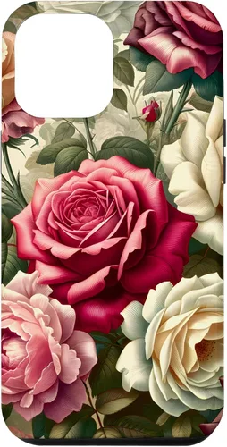 Vista 25 de Funda con diseño floral para iPhone 16 con diseño floral estilo victoriano