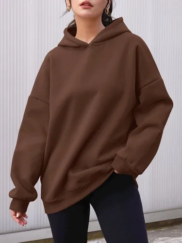 Vista 37 de AUTOMET Sudaderas con capucha de gran tamaño para mujer, sudaderas de forro polar con capucha 2024, ropa de otoño, trajes de moda, suéter de invierno