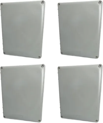 Vista 11 de Caja de conexiones eléctricas resistente a la intemperie de 4 x 4 x 2.4 pulgadas, carcasa impermeable IP65 para exteriores, plástico