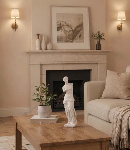Vista 5 de Venus De Milo, 11 pulgadas de altura, figura de resina de plástico duro