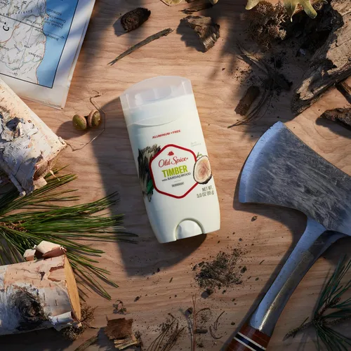 Vista 3 de Old Spice Fresher Collection Invisible Solid Desodorante para hombre, madera, 3 onzas (el paquete puede variar)