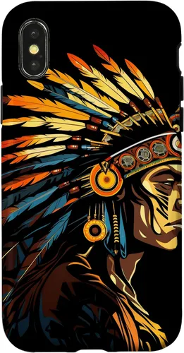 Vista 5 de Funda de orgullo indígena con plumas para iPhone 17
