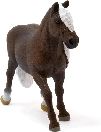 Vista 3 de Schleich Farm World, juguetes de caballos realistas para niñas y niños, figura de juguete de caballo de yegua del Bosque Negro, para niños de 3 años