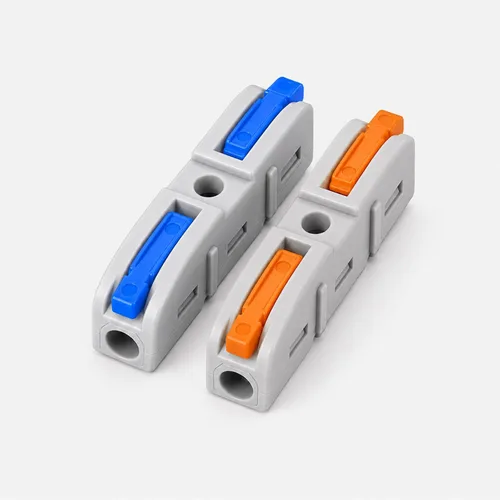 Vista 23 de Nineleaf Conectores de cable, conectores de cable eléctrico rápido de empuje, 32A 600 voltios, empalmes en línea de 2/3 circuitos, 28 a 12 awg, 2