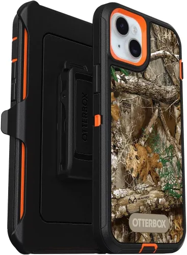 Vista 8 de OtterBox iPhone 15 Plus y iPhone 14 Plus (solamente) - Funda de la serie Defender - Jeans azul bebé - Sin pantalla - Resistente y duradero