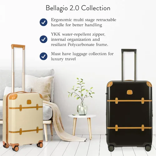 Vista 5 de Bric's Bellagio 2.0 Ultraligero 27 Pulgadas Medium Polycarbonate Spinner Maletero Estuche Duro, Verde -Oliva, Bellagio 2.0 Ultraligero 27 Pulgadas