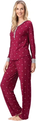 Vista 3 de Addison Meadow - Pijamas para Mujer, conjunto de pijama de Whisper Knit