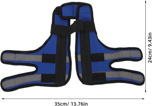 Vista 2 de TOYANDONA Dog Front Leg Brace for Recovery, Breathable Sbr Sleeve Size S