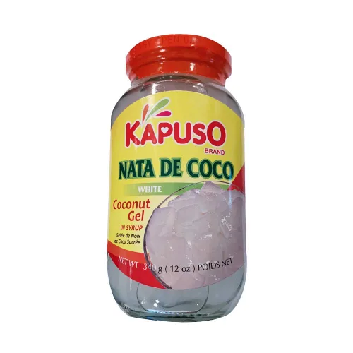 Vista 2 de Kapuso Brand Geles de coco, frijoles, frutas en almíbar, 2 paquetes (gel de coco blanco)