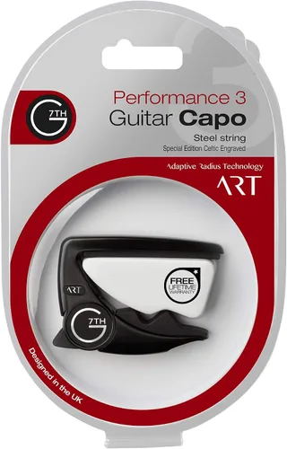 Vista 4 de G7th Performance 3 - Cejilla para guitarra ART Celtic Special Edition, color negro (G7P3CELTICBK)