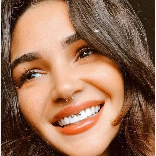 Vista 4 de Titanium Horseshoe Septum Ring 16G,Internally Threader Horseshoe Ring for Septum Lip Cartilage Snug Daith Tragus Helix Conch Rook Orbital Piercing
