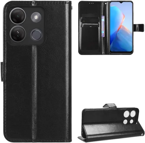 Vista 23 de Funda para Honor X50i, funda de cuero con tapa para Honor X50i 5G CRT-AN00 Case Gold Oro