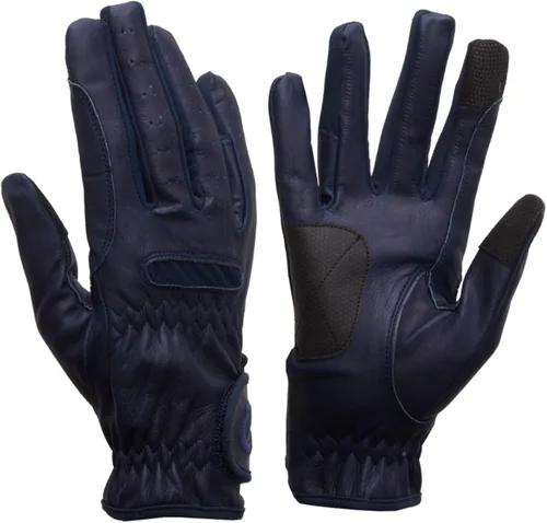 Vista 2 de eGlove eQUEST GripPro Guantes de Cuero con Pantalla Táctil para Equitación