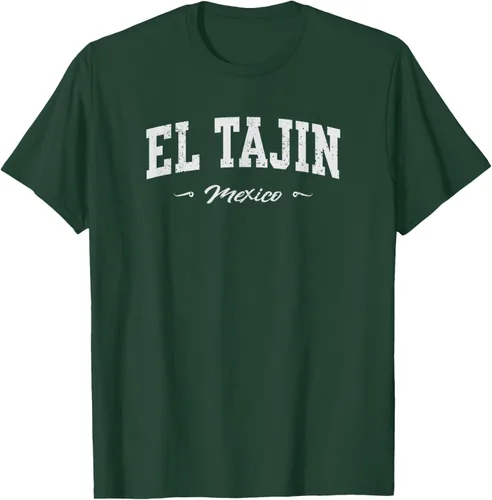 Vista 69 de Camiseta de recuerdo deportivo El Tajin Mexico, Negro