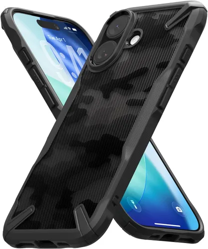 Vista 13 de Funda Ringke Fusion-X para iPhone 15 [Recortes precisos para lentes de cámara] Funda protectora a prueba de golpes de amortiguación pesada de ajuste