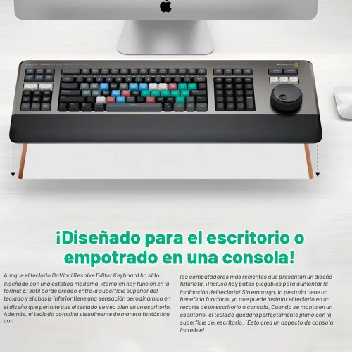 Vista 6 de Blackmagic Design Teclado USB Davinci Resolve Editor