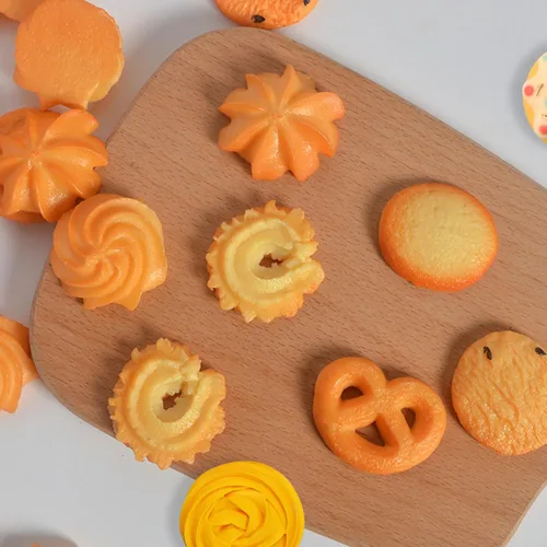 Vista 6 de Moldes de silicona para galletas de chocolate, 6 paquetes de donas de caramelo, mini waffle, moldes para decoración de pasteles, adornos