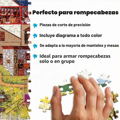 Vista 4 de Buffalo Games - Charles Wysocki Rainbow's End - Rompecabezas de 1000 piezas