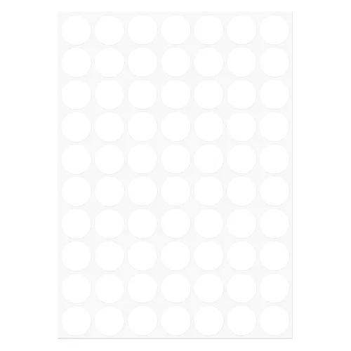 Vista 24 de uxcell 1 Hoja/140 Piezas de Pegatinas para Cubrir Agujeros de Tornillo, 12 mm de Diámetro, PVC Autoadhesivas, Tapas a Prueba de Polvo para Muebles