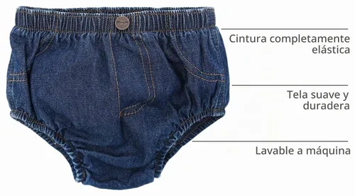 Vista 2 de Wrangler Jeans de tiro bajo para bebé