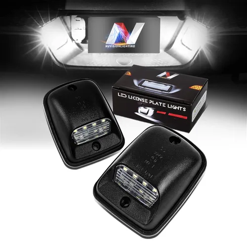 Vista 26 de Par de luces LED para placa de matrícula Compatible con 99-03 Protégé / 02-03 Protege5 / 99-05 Miata MX-5, YL8Z13550AA NC1051270BL, NVL-LPL-009