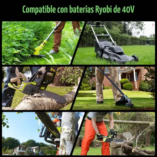 Vista 7 de Reemplazo de 7.5Ah 40 voltios para batería Ryobi 40V 7500mAh OP40601