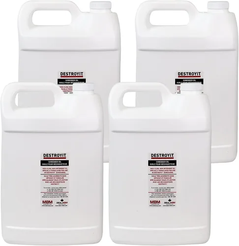 Vista 4 de MBM Destroyit - Aceite para triturar papel (4 x 1 galón) - CED21G
