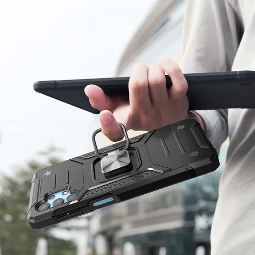 Vista 7 de Funda para Galaxy A32 5G con protector de pantalla, a prueba de caídas, ajuste delgado, con soporte para automóvil, funda protectora ligera