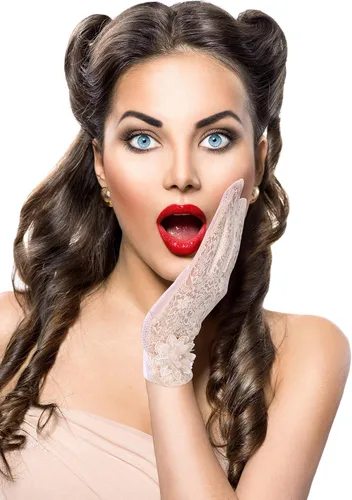 Vista 6 de SATINIOR Guantes florales de encaje para mujer, elegantes guantes de encaje cortos, guantes de verano para boda, Halloween, fiesta de cosplay