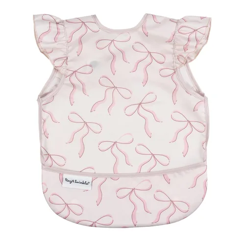 Vista 19 de Tiny Twinkle Babero a prueba de desorden para niños Babero impermeable para comer Delantal de bebé para alimentar, lavable a máquina, regalo