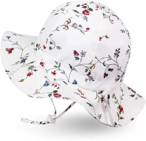 Vista 2 de Ami&Li tots Unisex Child Adjustable Wide Brim Sun Protection Hat UPF 50 Sunhat for Baby Girl Boy Infant Kids Toddler