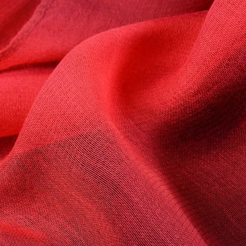 Vista 4 de Bufanda de seda de algodón, elegante, suave, bufandas de sombra de color para mujer