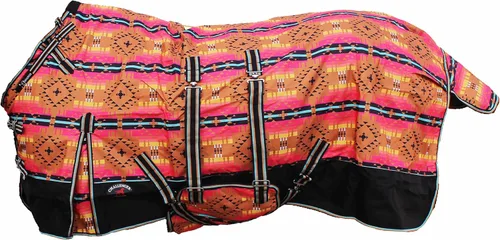 Vista 12 de CHALLENGER 60 "1200D Caballo Partido Impermeable Pesado Invierno Manta Serape 5B107