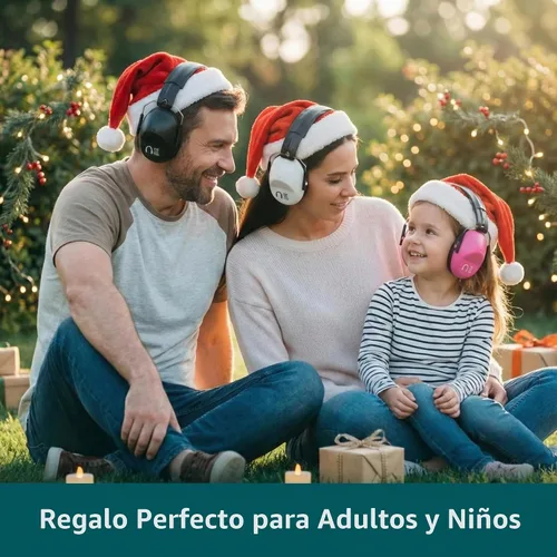 Vista 5 de Pro For Sho 34dB NRR - Orejeras de protección auditiva, NRR más alta en diseño compacto, protección auditiva para disparar, cortar y trabajar Púrpura
