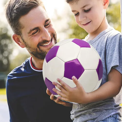 Vista 5 de Balón de fútbol AYANICA tamaño 3, 4, 5 para práctica y entrenamiento, regalo para niños, niñas y jóvenes, viene con bomba y aguja