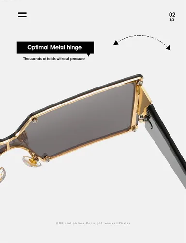 Vista 5 de Gafas de sol cuadradas de montura grande para hombres y mujeres, sombrilla para exteriores y vacaciones en la playa (color E, tamaño M)