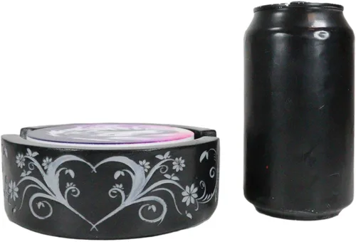 Vista 5 de Ebros Gift Romántico juego de posavasos de unicornio sagrado índigo con 4 posavasos de cerámica y diseño floral redondo con diseño de desplazamiento
