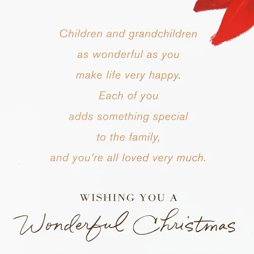 Vista 4 de American Greetings Tarjeta de Navidad para hija y familia (Como tú)