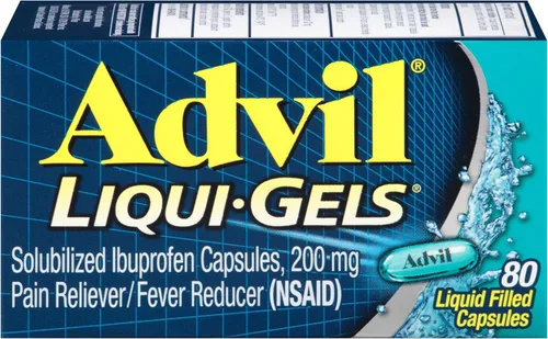 Vista 19 de Advil Liqui-Gels - Analgésico y reductor de fiebre, medicamento para el dolor para adultos con ibuprofeno 200 mg para dolor de cabeza, dolor
