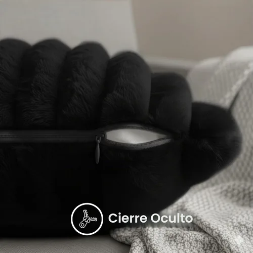 Vista 2 de Juego de 4 fundas de almohada negras de 16 x 16 pulgadas, bonitas fundas de almohada bohemias para sofá/cama, fundas de almohada decorativas