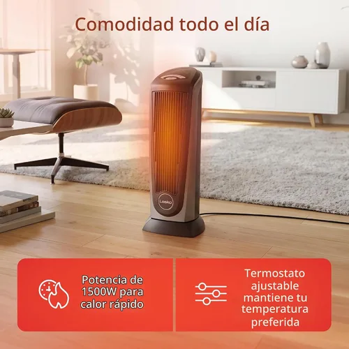Vista 4 de Radiador eléctrico vertical, de Lasko, 751320, de cerámica