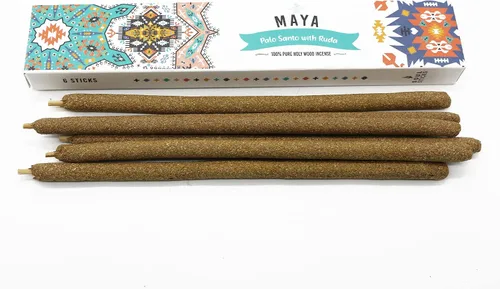 Vista 8 de SOUL STICKS Maya Palo Santo - Varillas de incienso limpiadoras 6 varillas por paquete fabricadas en Perú (Palo Santo)